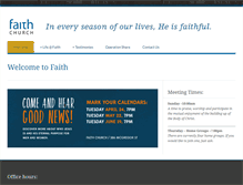 Tablet Screenshot of freshfaith.net